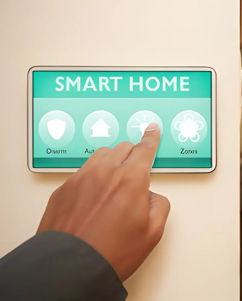 Οθόνη ελέγχου Smart Home για αυτοματισμούς κατοικίας