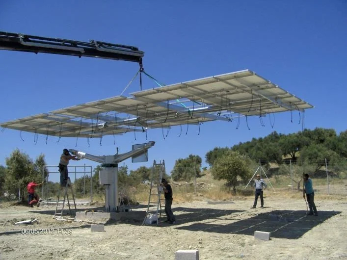 Κατασκευή φωτοβολταϊκού tracker ισχύος 80 kW